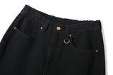 Back Logo Artwork Denim Pants (BLACK)