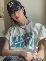 ブランレタリングプリントショートスリーブT
