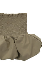 Balloon Smock Skirt [Khaki]