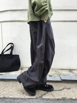 ター ストライプ バルーン デニム パンツ 2C