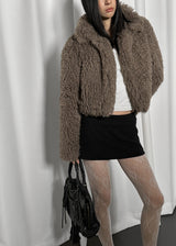 [MADE] Kubinti High Neck Fleece Fur Jacket