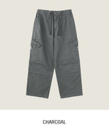 Kinz Dyeing Washing Snap Cargo Pants