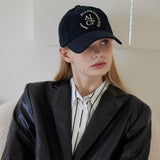 ラウンドロゴボールキャップ  (Black)