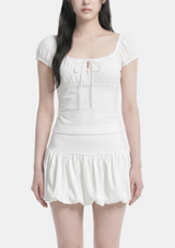Tiana Floral Eyelet Top