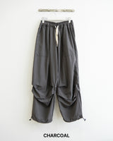 Ded Pintuck Nylon Pants
