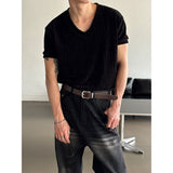 [S/S] Velvet golgi v neck half knit(5color)