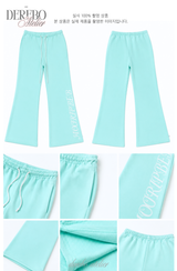 ラウンジ レタリング ミント ロング パンツ(PANTS)