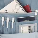 CARABINER MESH BACKPACK / LIGHT BLUE