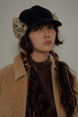 Hideon Real Suede Jacket [Camel]