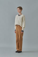 Basic leather belt_brown