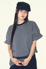 Trivae stripe loose tee