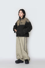 Gradation denim jacket