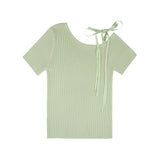 BALLET ONE SHOULDER HALF KNIT (3 COLORS)