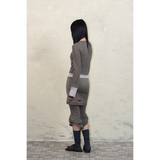 レイヤードボタンループトップ
