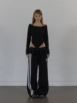 WESTERN CROSS TOP / BLACK