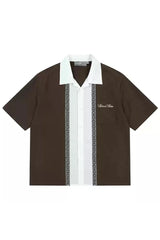 Layered Ethnic Embroidery Cuban Shirt