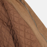 Velvety Suede Padded Jacket (2 Colors)