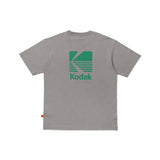 ビッグロゴコットンショートスリーブTシャツ【グレー】