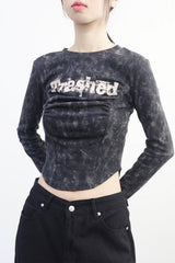 トロールヴィンテージダイロングTシャツ