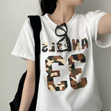 The On Vintage Number Camo Short Sleeve Tee