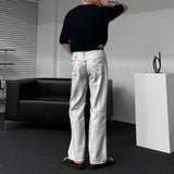 DP43956300 サマーダーティーホワイトデニムパンツ (M–XL)