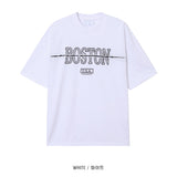 LMN K Boston Cut Oversized Fit Short-Sleeved T-Shirt (5 colors)