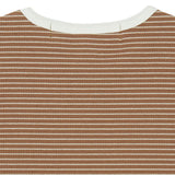 ソフトガールサマーリンガーTシャツ_ブラウン