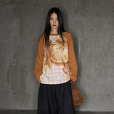 オリジナルケーキパピーラグランTシャツトップ