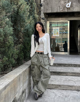 Pitt Vintage Utility Pocket Cargo Pants