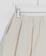 Hitch Flare Nylon Banding Midi Skirt