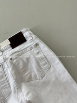 Basic Low-Rise Bootcut Pants