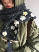 Daisy Wool Touch Muffler (2color)