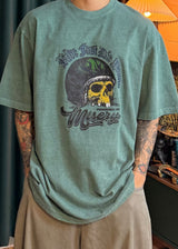 ファストダイヘビーピグメントショートスリーブTシャツ 4カラー