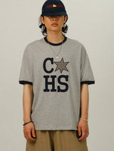 LE Patch Crop STAR 1/2 T
