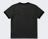 Essential Standard Short Sleeve Ringer T-shirt Red Heart Charcoal