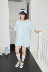キリスカルノートオフショルダーボクシートップ (MINT)