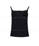 [Sleeveless + Cardigan Set] モリン レースレイヤードカーディガン