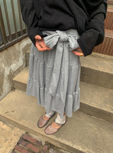 Kovinen Tiered Shirring Long Skirt