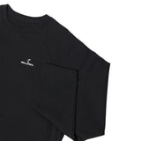 RELABEL MEMBER member-exclusive pure cotton raglan short and wide simple logo basic casual long-sleeved T-shirt