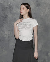 アドアミー スリムフィットTシャツ　ホワイト
