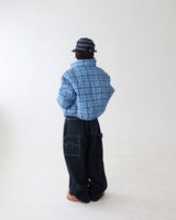 Bobby Checkered Cropped Padded Jacket