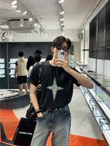 LMN デローバースタープリント半袖Tシャツ(3カラー)