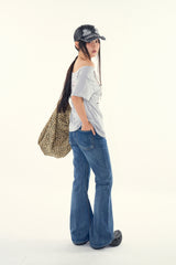 Ayase vintage flare denim pants