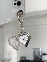Ethereal Heart Watch Keychain