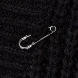 BBD グラフィティロゴドロップドフローニットカーディガン (ブラック)