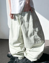 Molpure Cargo Balloon Fit Pants 4color