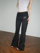 W stud bootcut pt(2 color)