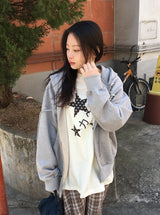 [unisex] Yuuji Star Printing Dot Short Sleeve Tee