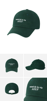 [24SS] ベーシックスモールロゴボールキャップ GREEN