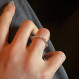 [925silver] Bone detail ring